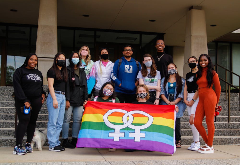 <p>Michigan State University&#x27;s CORES and COPS coalition hosted a press conference and call to action at The Rock on Farm Lane on Wednesday, June 23, 2021. There, representatives from various student organizations called on the university to better protect its marginalized students.</p>
