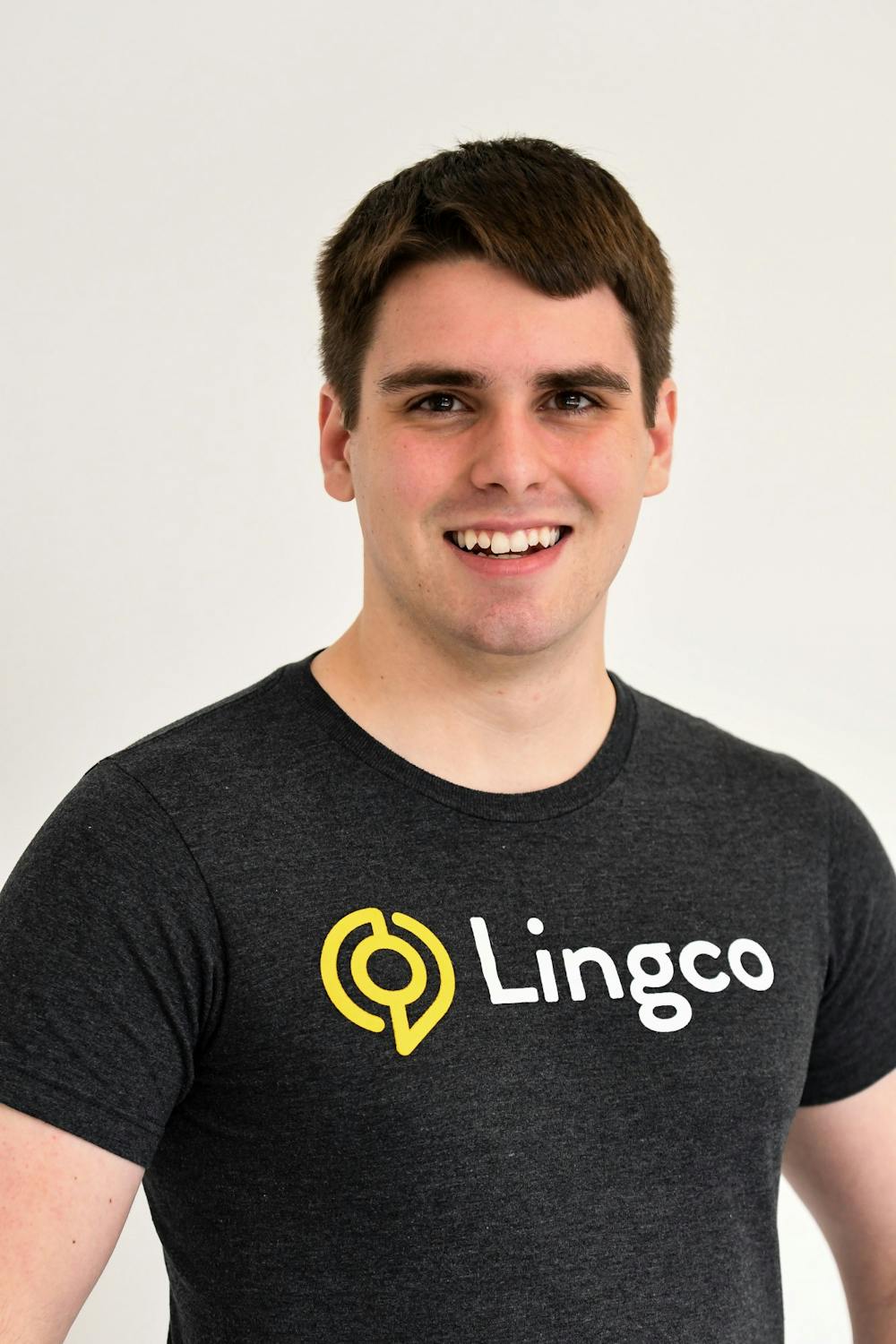 Lingco Language Labs founder Seth Killian poses for a portrait in the Minskoff Pavilion on MSU's campus on February 18, 2020. 