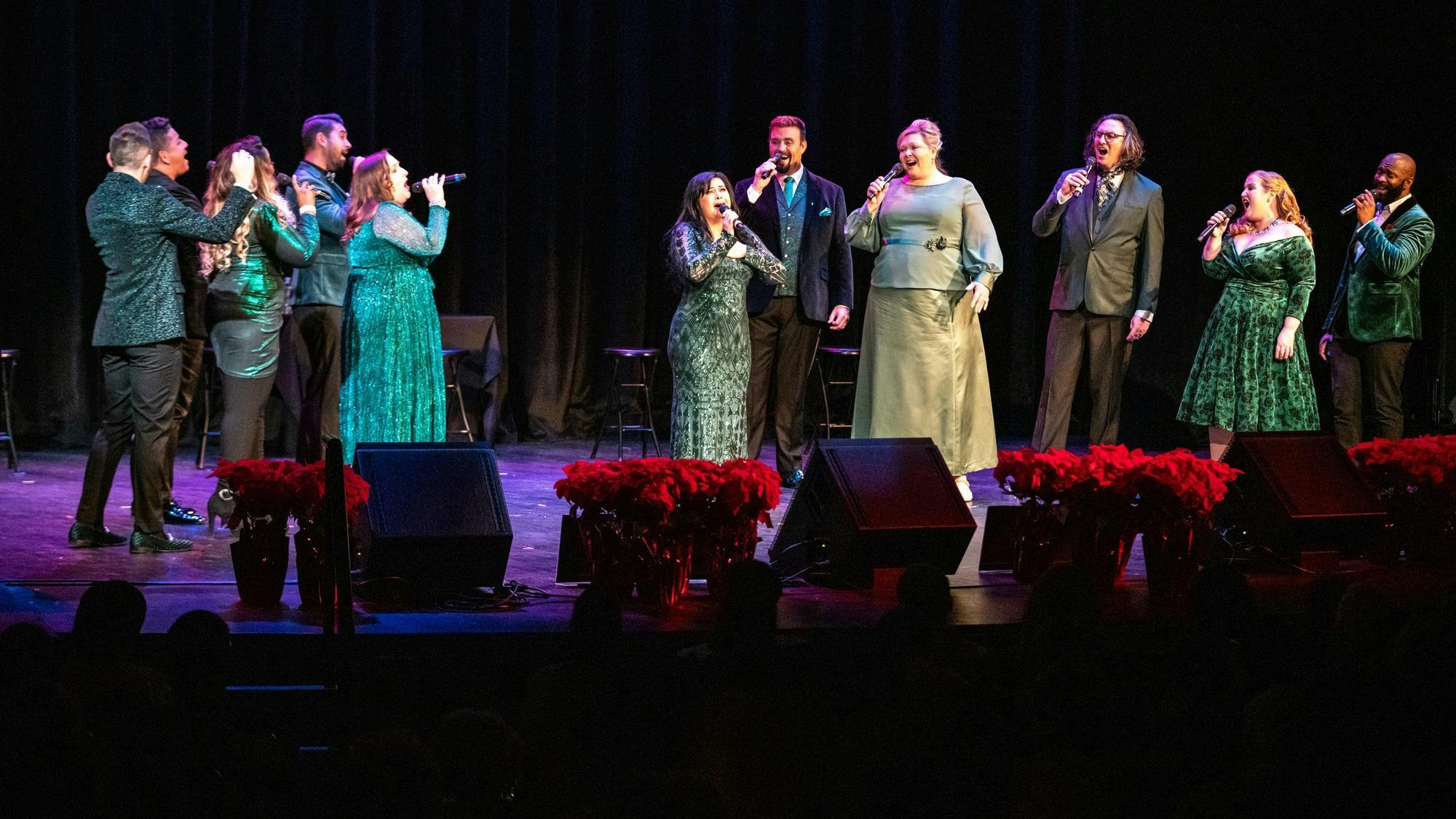 A capella group Voctave performs holiday songs during their "It Feels Like Christmas" live show. Photo courtesy of Wharton Center.