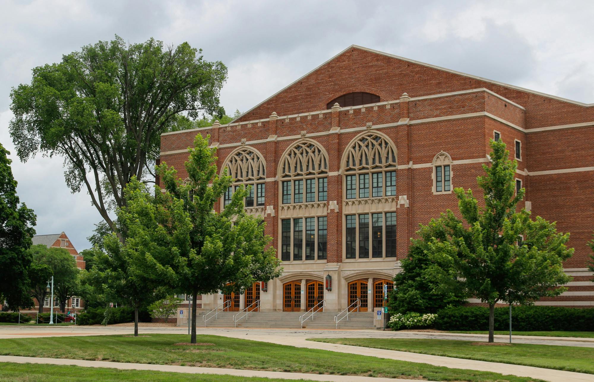 <p>The MSU Auditorium sits on Auditorium Rd and houses the Department of Theater. Just outside the Auditorium is where you'll find the infamous Rock. Every year, the theater department puts on the "Haunted Aud" to display their talents and earn grants.</p>