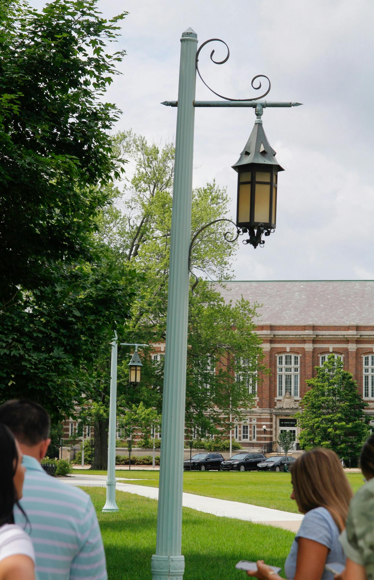 <p>MSU's classic green lamps illuminate campus and add to the historic look of North Neighborhood and central campus.&nbsp;</p>