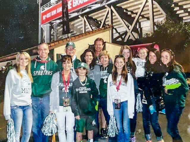 Don Fletcher and his family at the 2014 Rose Bowl. Photo Courtesy of Don Fletcher.