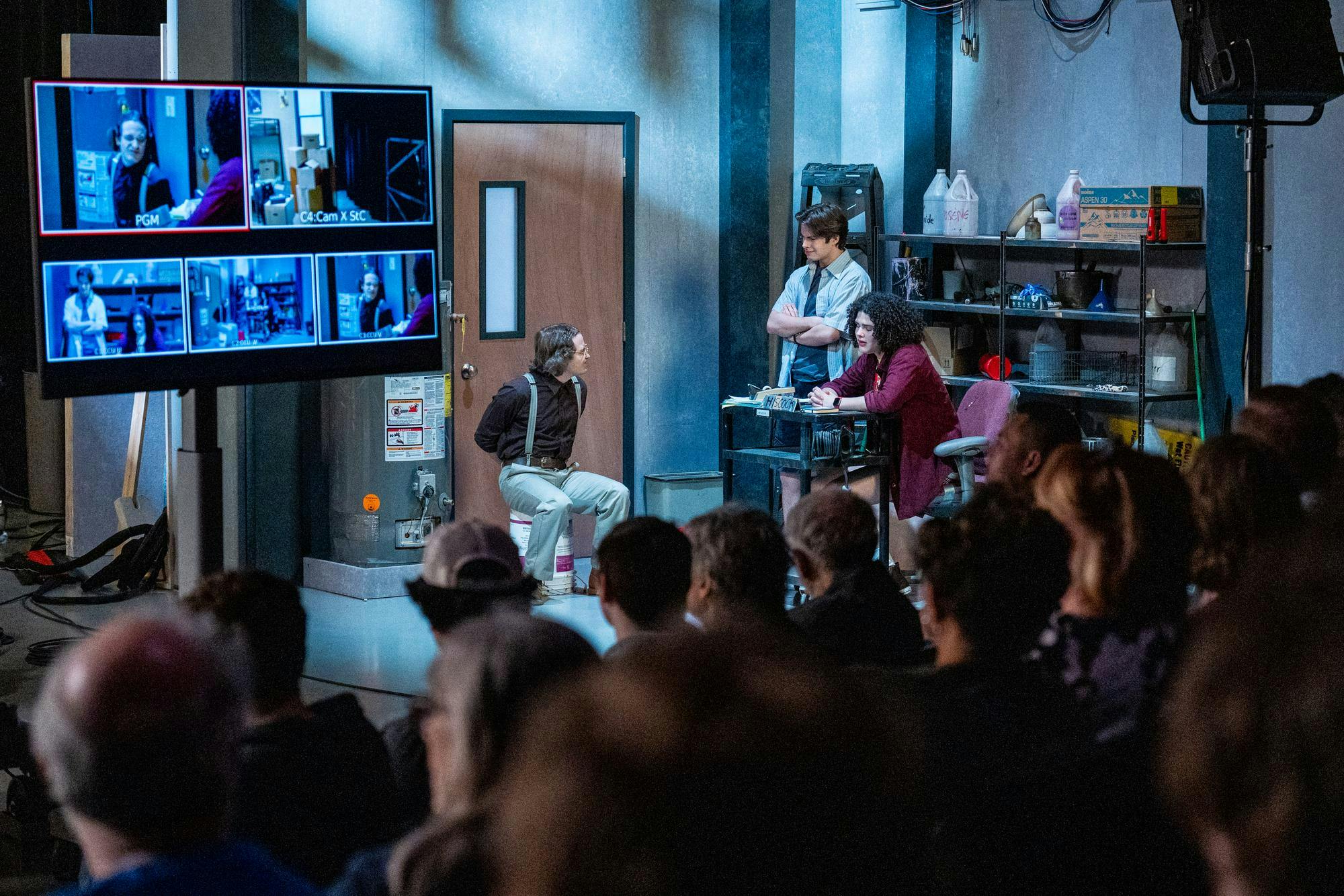 Recording of “RA-Holes,” produced by WKAR Public Media and the MSU Department of Theatre at Studio A in the Communication Arts and Sciences Building on Michigan State University’s campus in East Lansing, Mich., on Wednesday, March 26, 2026.