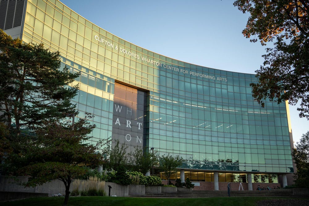 The Wharton Center is shown in East Lansing, Mich.