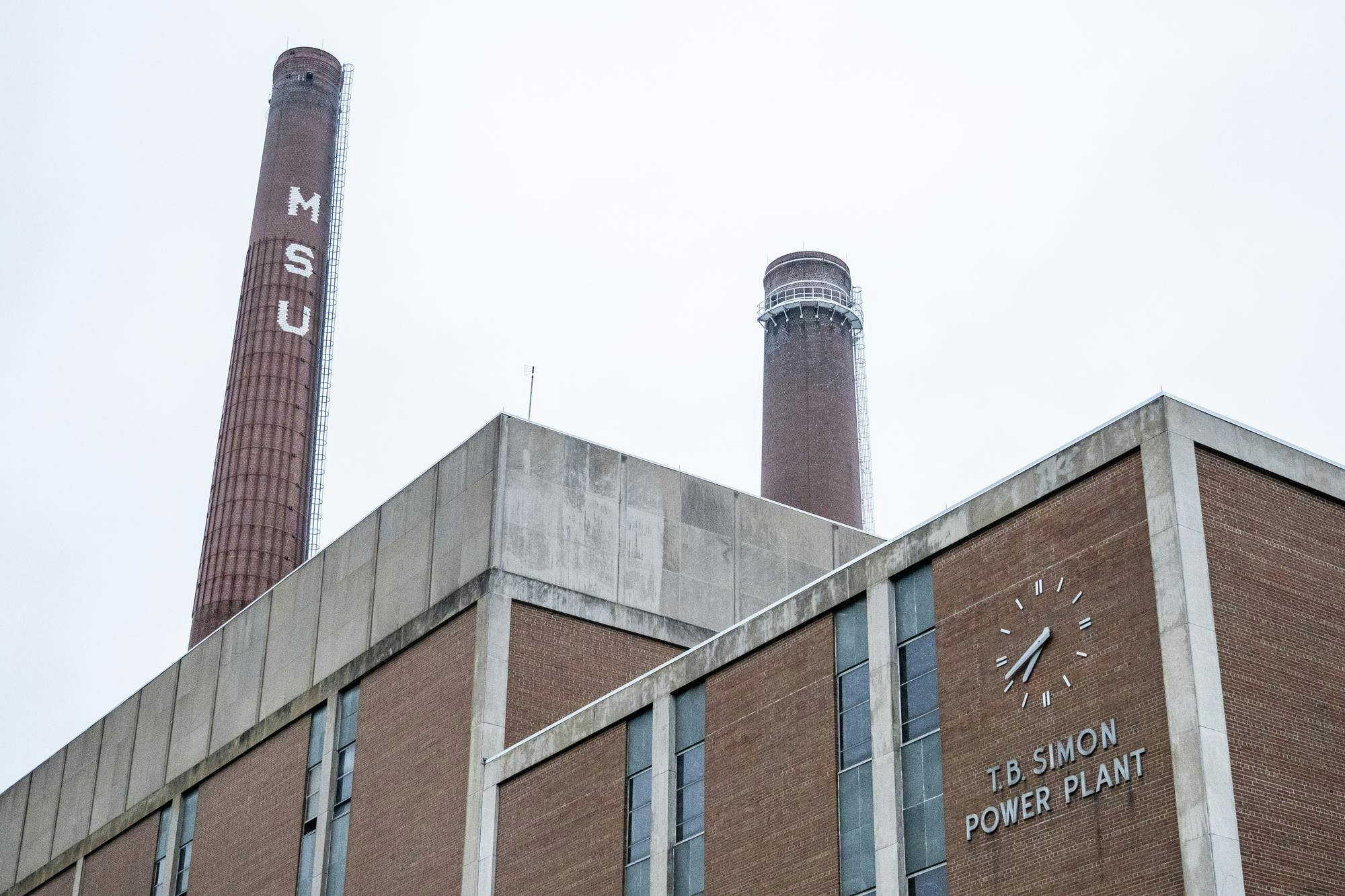 <p>The T.B. Simon Power Plant is seen during a campuswide power outage at Michigan State University in East Lansing, Mich., on Saturday, Sept. 19, 2026.</p>