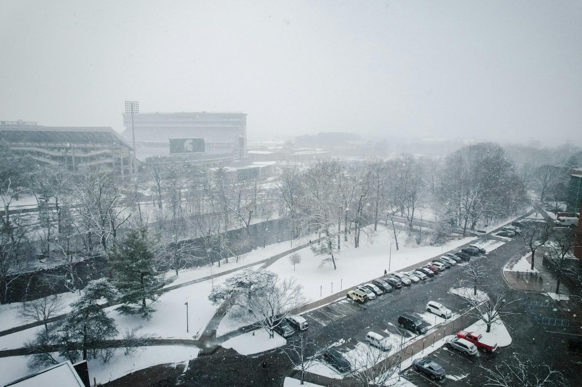 <p>MSU Winter campus drone shot Jan. 25, 2023</p>