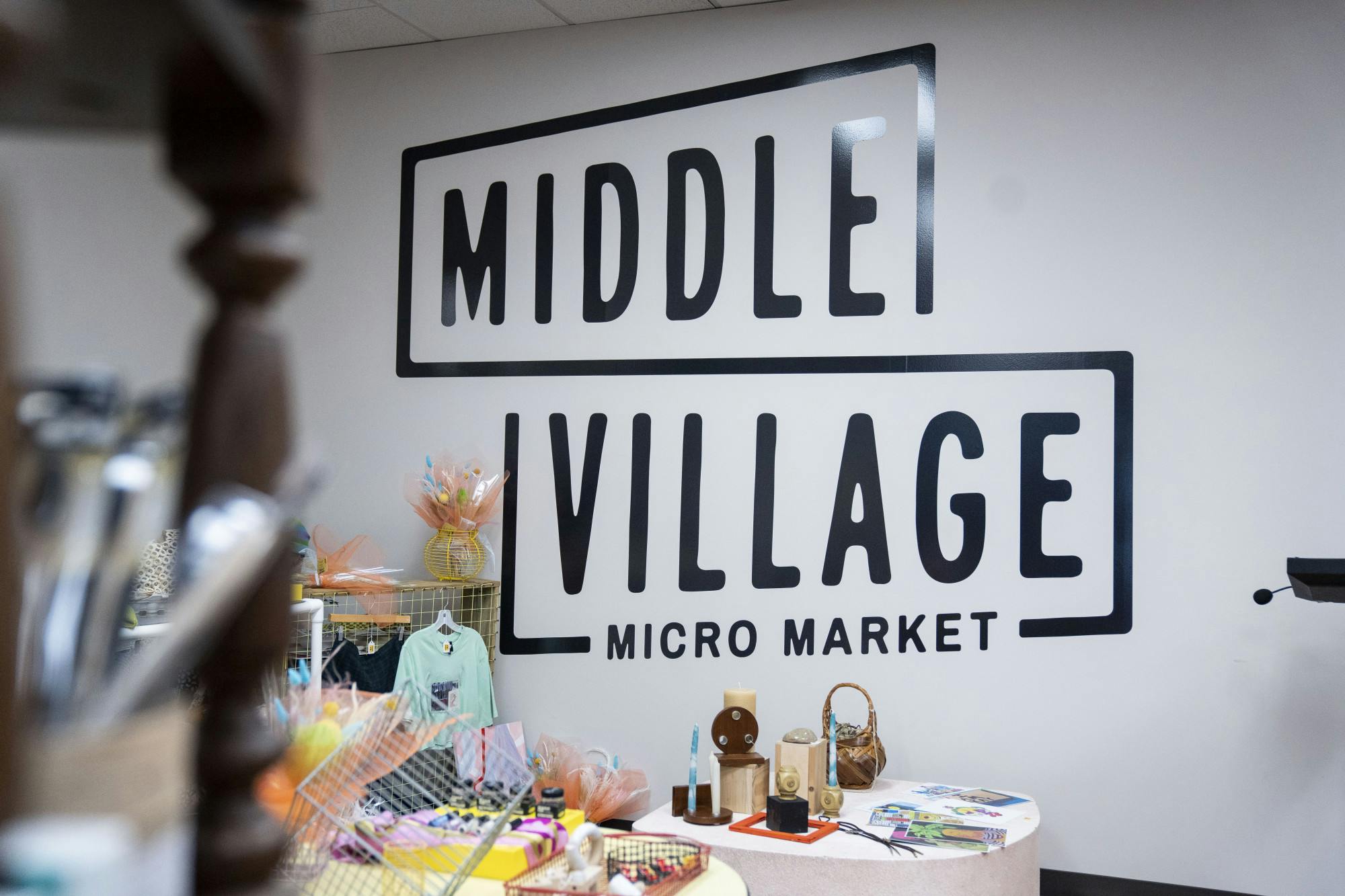 <p>Middle Village Micro Market in Lansing, MI, on March 24, 2022.</p>