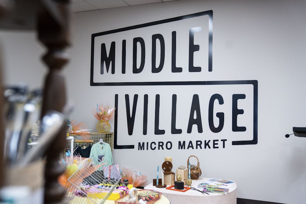 <p>Middle Village Micro Market in Lansing, MI, on March 24, 2022.</p>