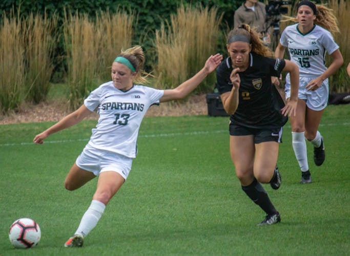 Michigan State Womens Soccer Picks Up First Big Ten Win The State News 