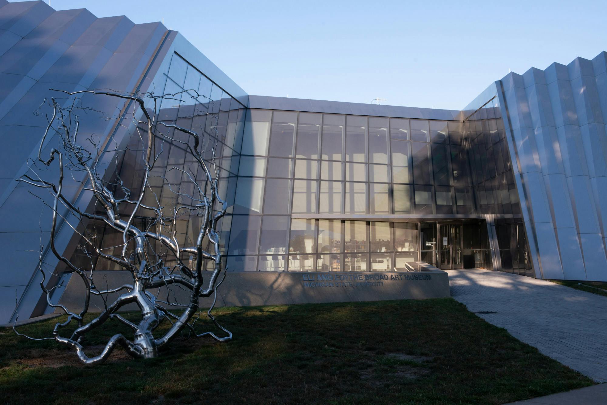 The Eli and Edythe Broad Art Museum on Michigan State's campus, photographed on Sept. 7, 2021.