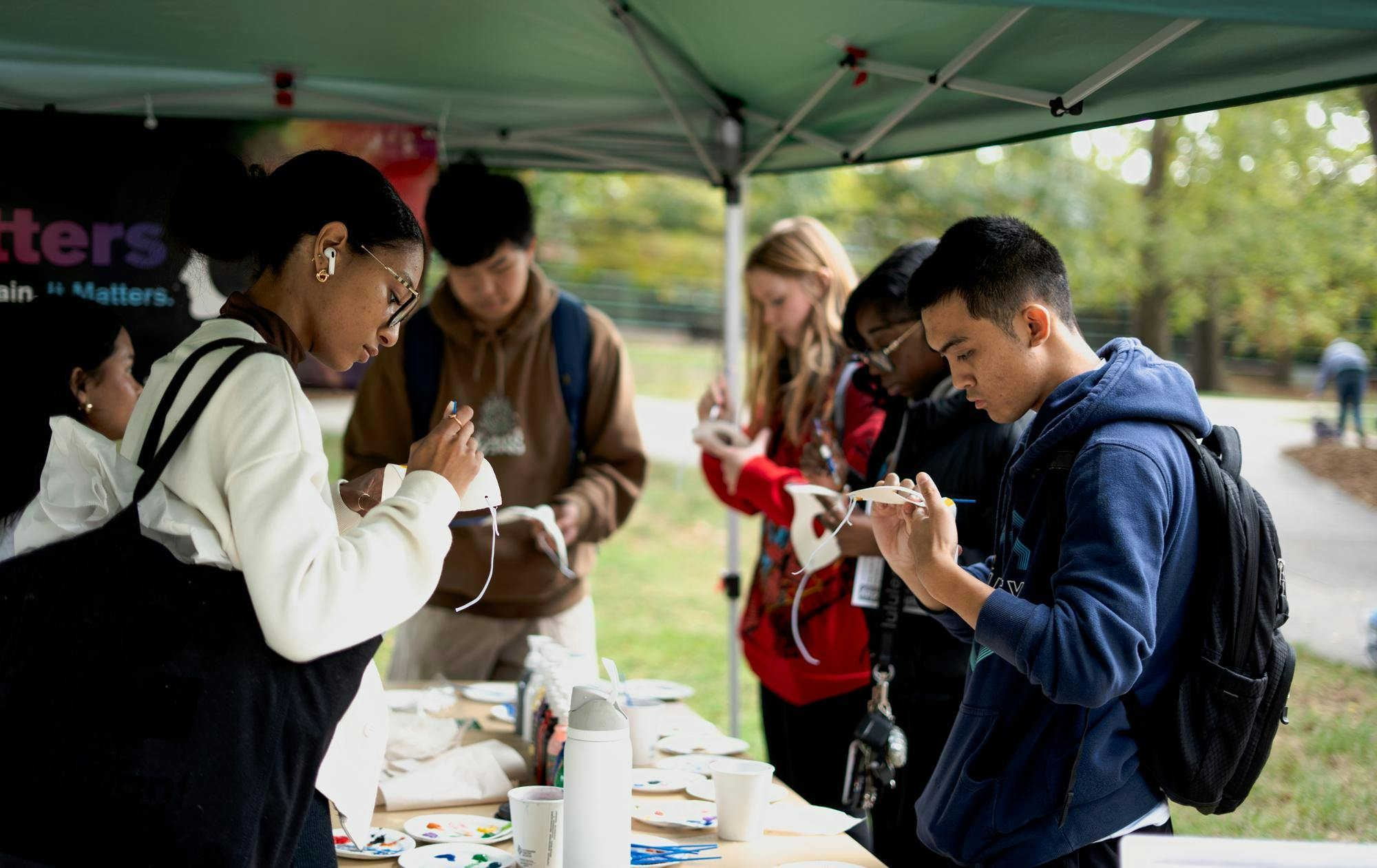 Students attend the Fresh Check Day in East Lansing, MI on Oct. 15, 2025.