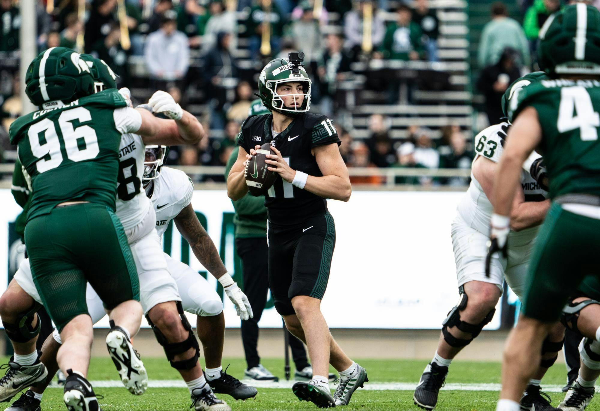 Michigan State football hosts annual Spring Showcase