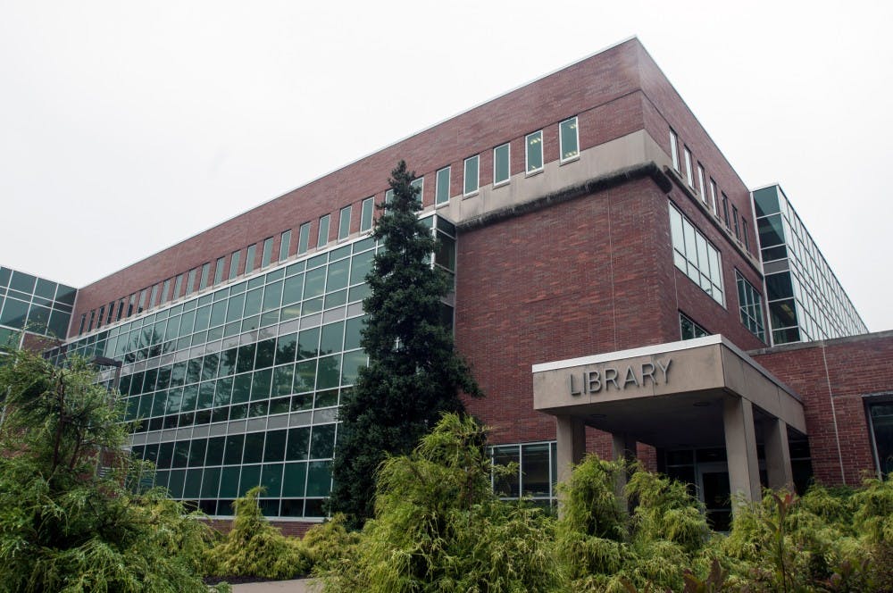 The MSU Library, pictured here Sept. 30, 2016, ranked seventh among College Rank's 50 Most Amazing Libraries. 