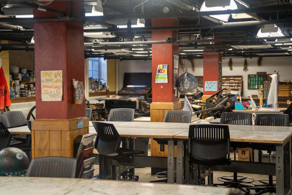 <p>The RCAH Art Studio inside Snyder Hall in East Lansing, Michigan on April 8, 2026.</p>