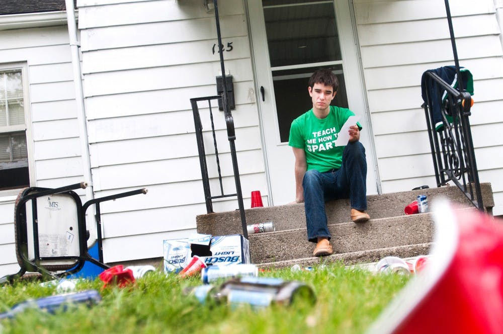 Since January, 6, 2012, East Lansing police have issued over 120 noise complaints.  MSU students hope to reduce number of citations in the future.  Photo Illustration by Adam Toolin/The State News