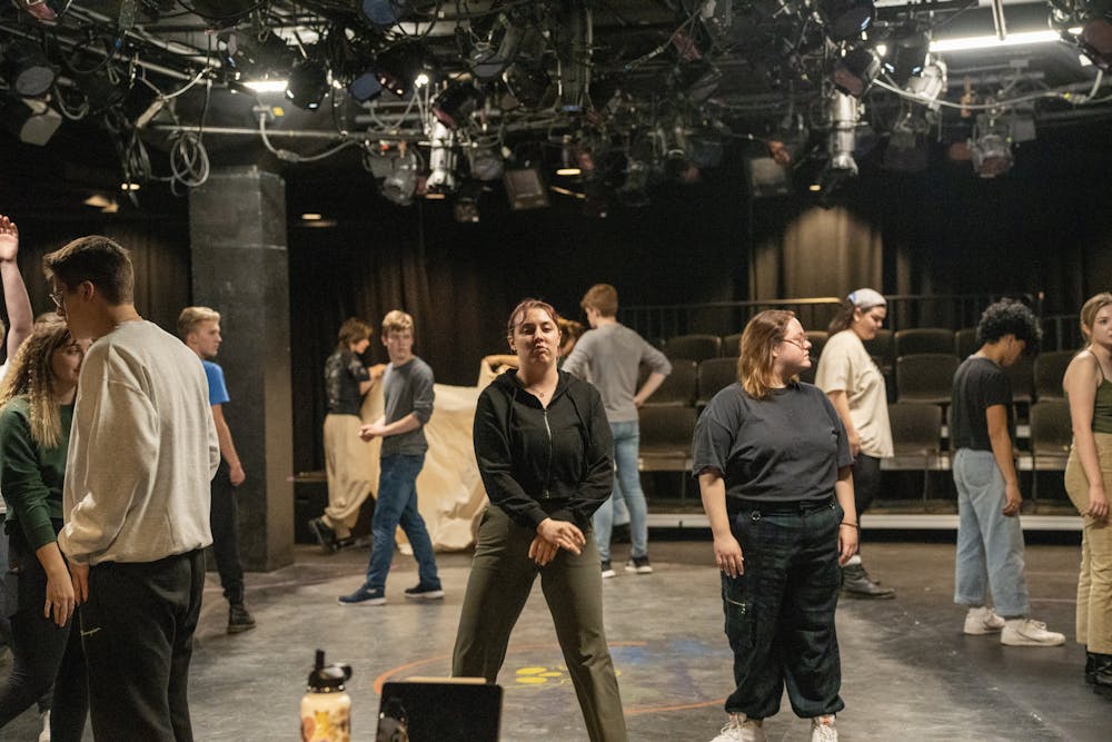 <p>Second Stage Productions rehearses for its play, Rocky Horror Show, the first since post-pandemic on Dec. 1, 2022. </p>