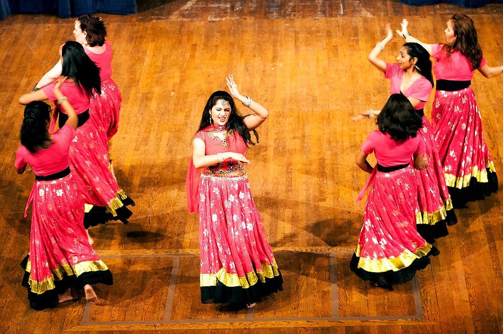 <p>Students put on a rendition of the Indian epic Ramayana on Sunday, Nov. 18, 2012, at Wharton Center. The performance was part of Sargam 2012, a cultural event put on by the <span class="caps">MSU</span> Indian Students Organization. James Ristau/The State News</p>