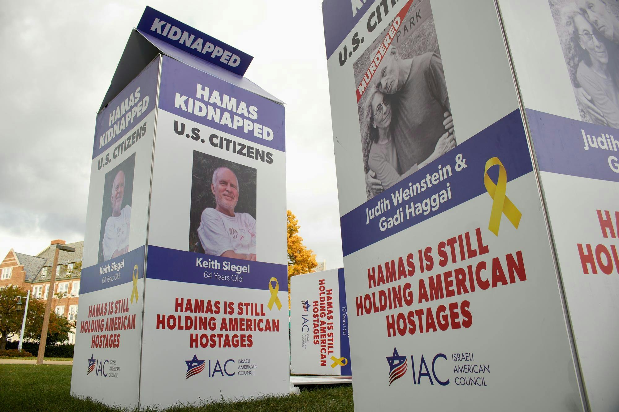 <p>On Oct. 15, 2024, milk cartons were placed on MSU campus showing Jewish Americans who were taken hostage by Hamas. </p>