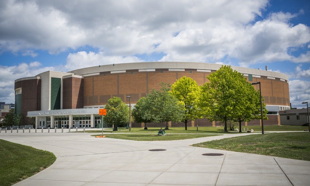 <p>Breslin Center is pictured on July 24, 2017.</p>