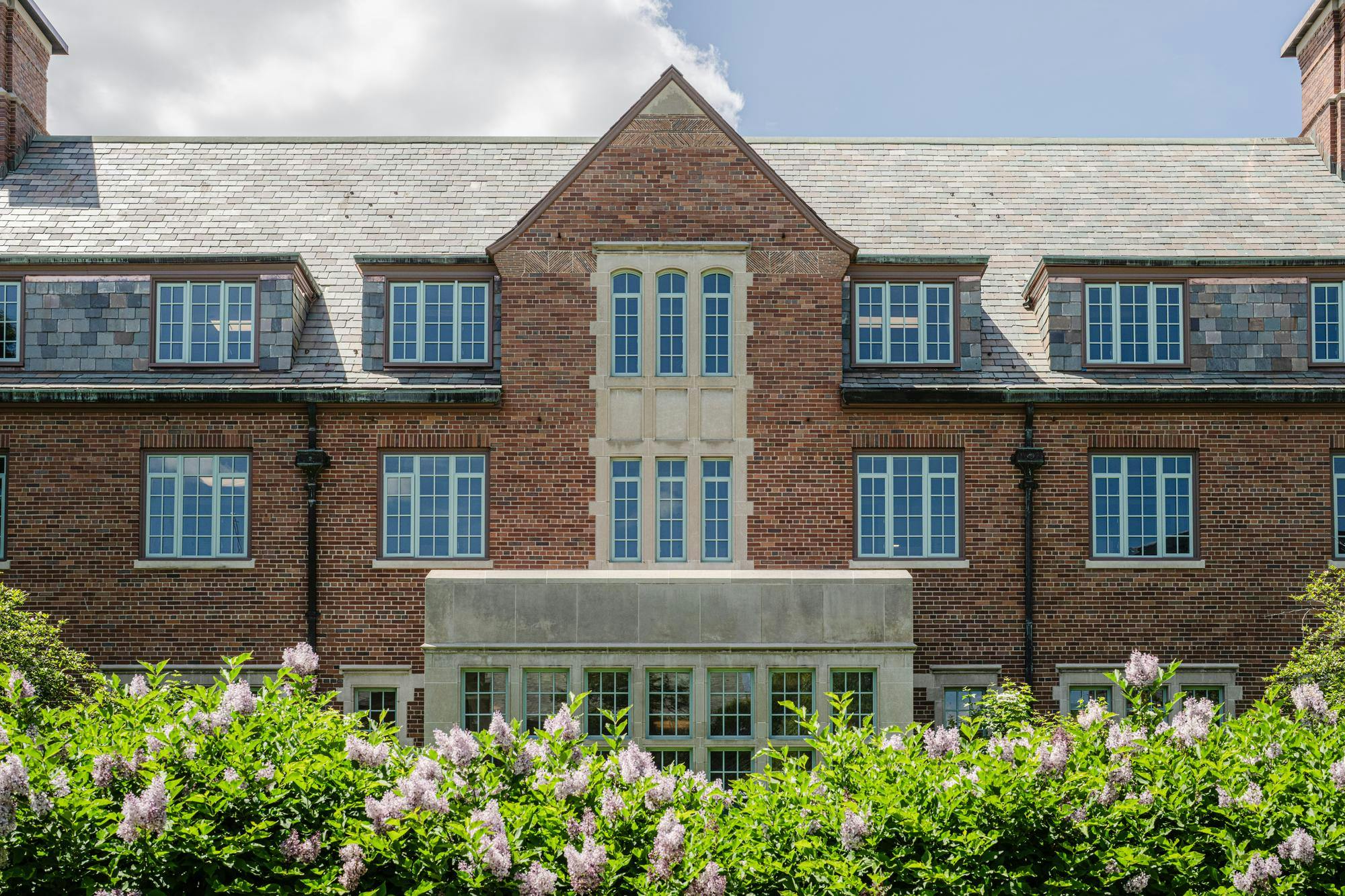 Michigan State University's Campbell Hall, home to the newly renovated Honors College residence in East Lansing, Michigan on May 26, 2025. 