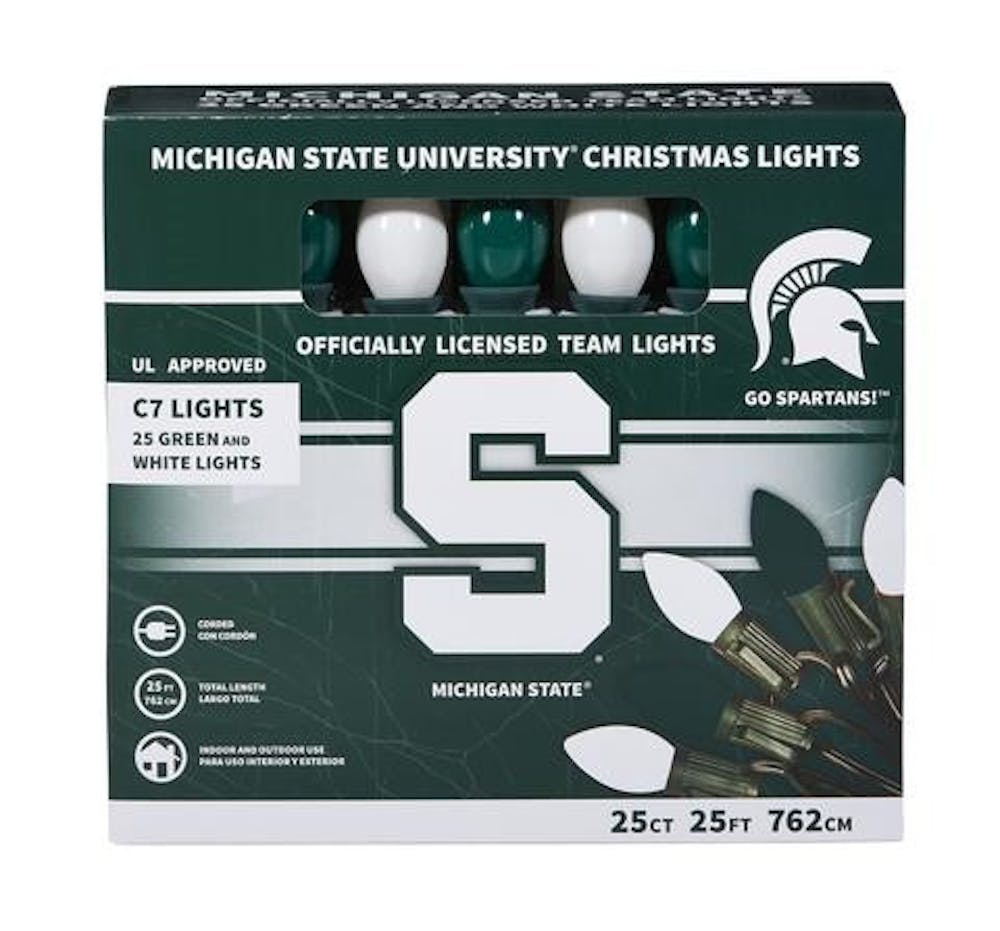 <p>A new line of officially licensed college Christmas lights for outdoor and indoor use is now available, allowing ultimate college football fans to decorate dorm rooms, patios or their homes with the precise color schemes of their favorite college team. Photo courtesy of Crista Ortiz.</p>