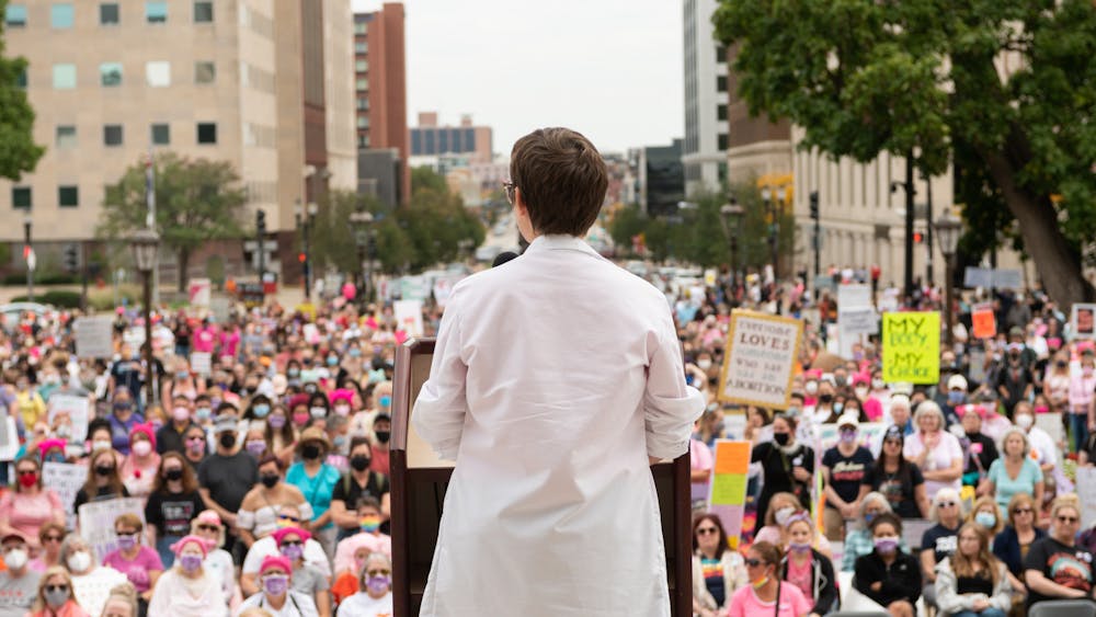 "The reasons for abortion are as varied and unique as the people themselves - and they're all valid," Dr. Halley Crissman, OBGYN and member of Physicians for Reproductive health, said. Oct. 2, 2021. 