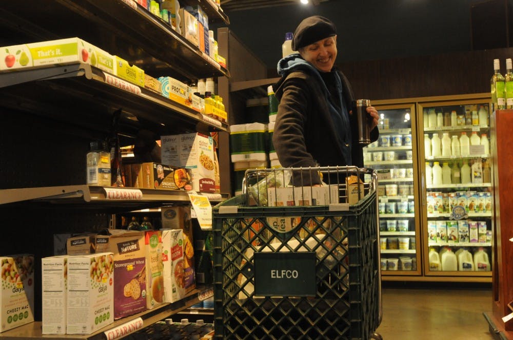 Lansing resident  Miraim Danu shops on March 23, 2016 at East Lansing Food Co-op  on 4960 Nordwind Drive. People shopped at the co-op because of the business models and deals.