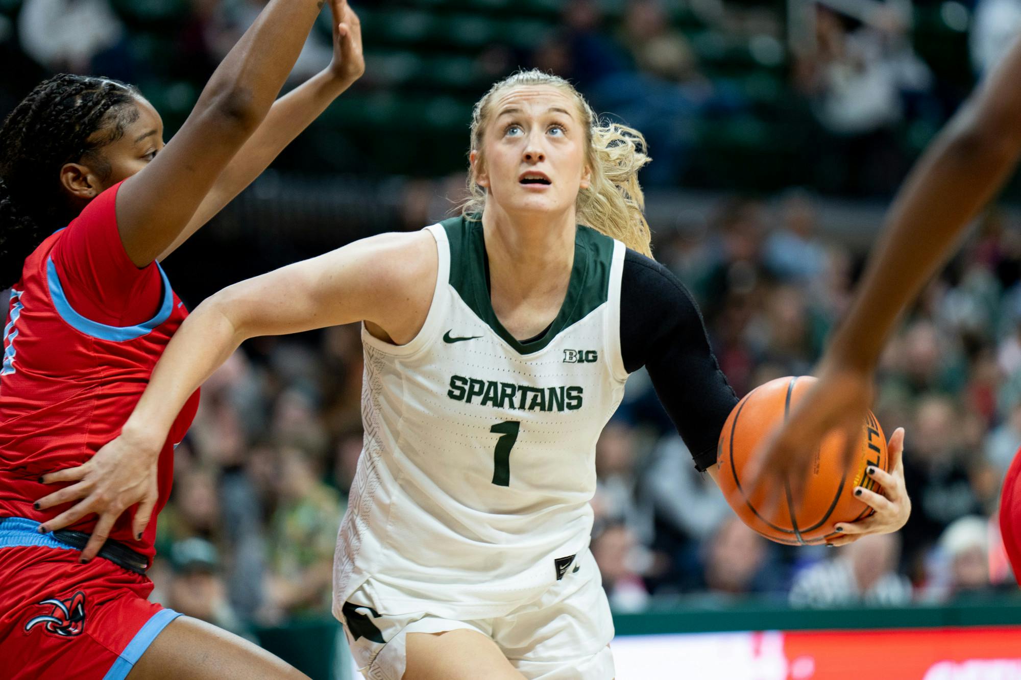 Michigan State Women's Basketball Defeats Delaware State In Home Opener ...