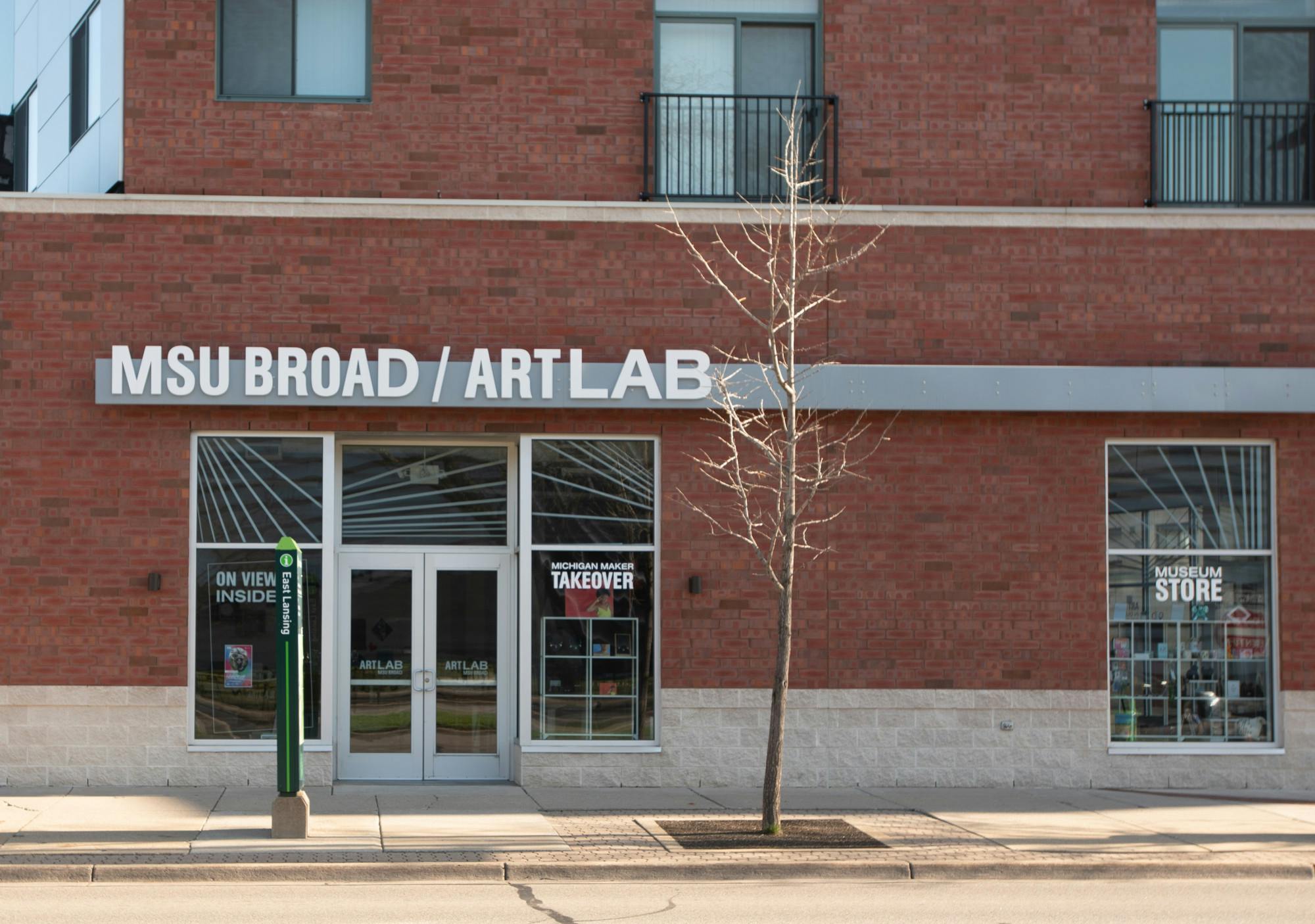 <p>The MSU Broad Art Lab on Grand River Avenue photographed on March 31, 2021.</p>