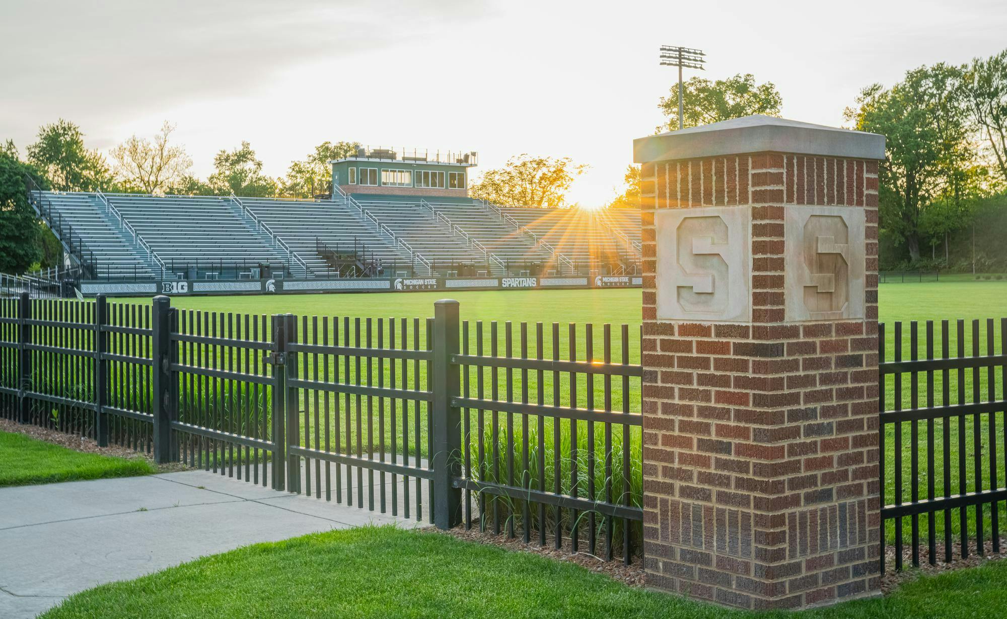 DeMartin Soccer Stadium in East Lansing, Michigan on May 24, 2025. DeMartin is home to MSU Men's and Women's soccer and their student section, the "Red Cedar Rowdies."