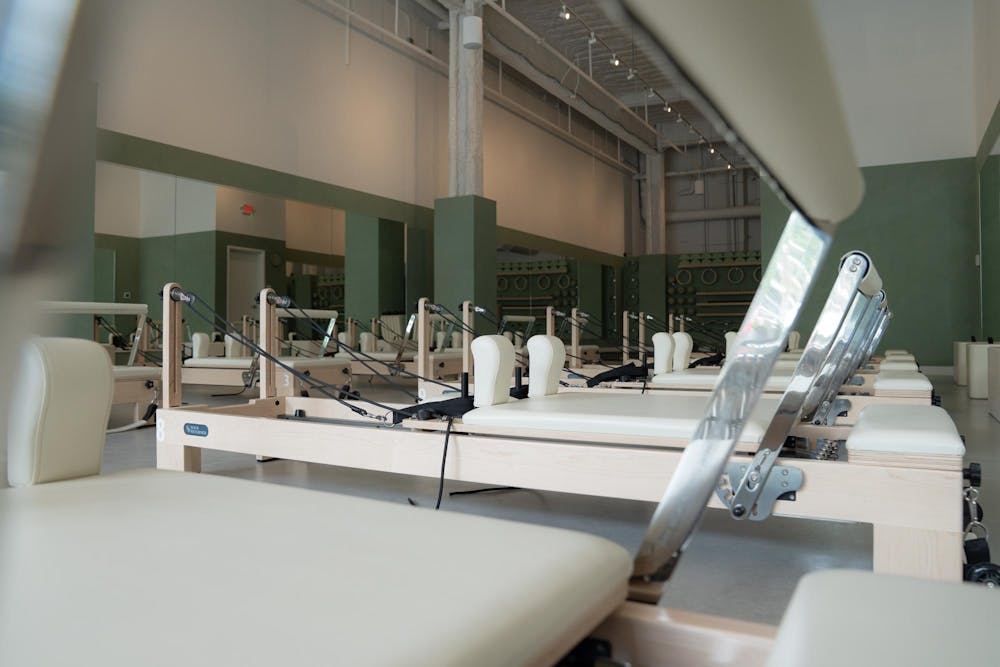 <p>The interior of Recharged Pilates on June 12. 2025.</p>