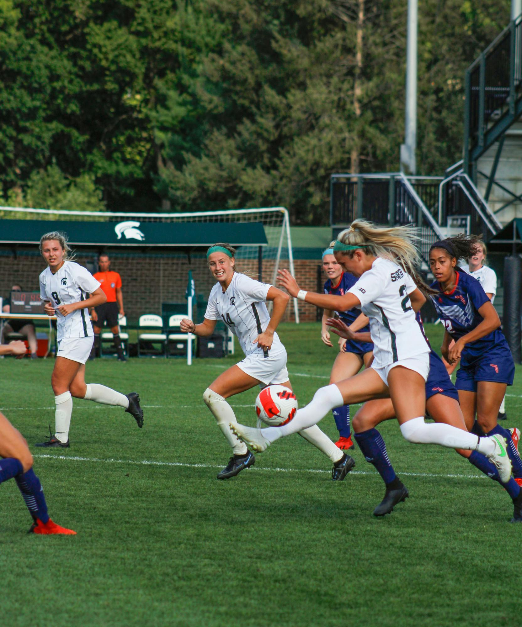 <p>Both teams ran out the clock of the second overtime trying to break the tie from the first half of the game. After 110 minutes, the MSU women&#x27;s soccer team ended their match against Florida Atlantic University 1-1 on August 30, 2021.</p>