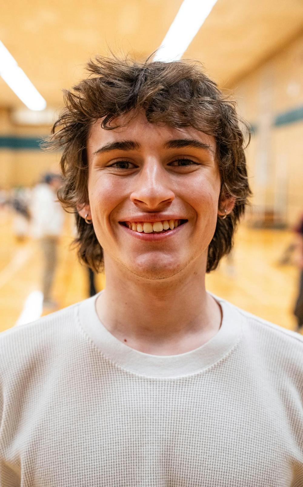 MSU breakdance member, Sophomore Justin Conn, at IM Circle, in East Lansing, on Dec. 2nd, 2025.