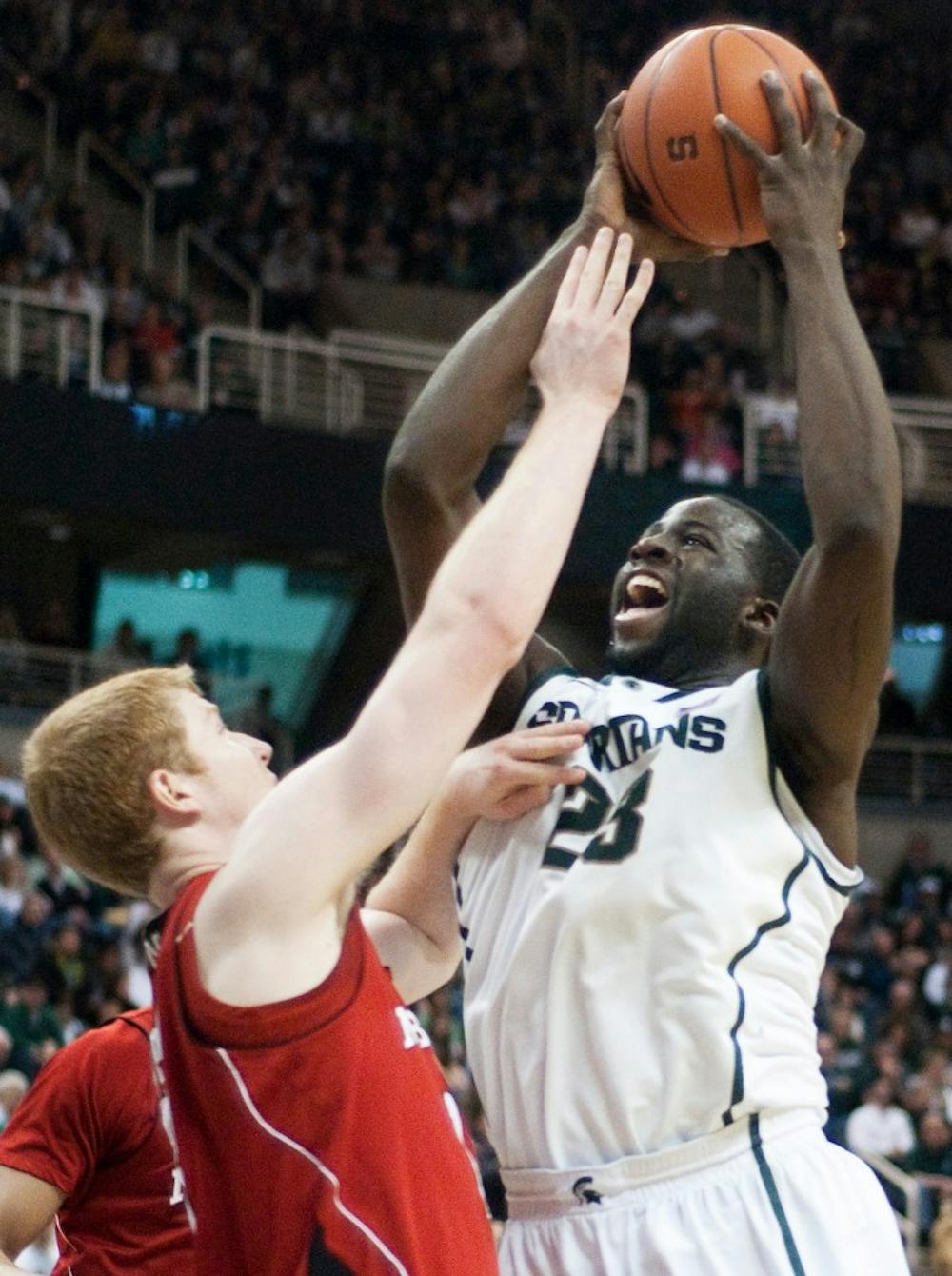 The Spartans defeated the Cornhuskers 62-34 Saturday night at Breslin Center. Anthony Thibodeau/The State News