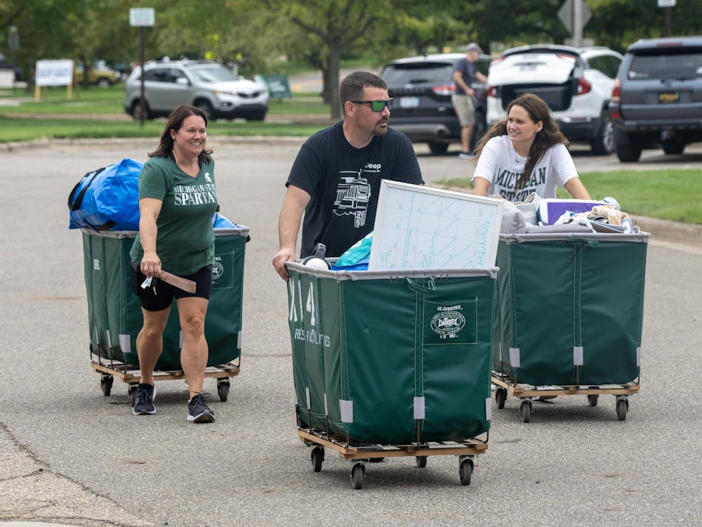 <p>Almost all smiles during move in for this spartan family, on August 24, 2023/</p>