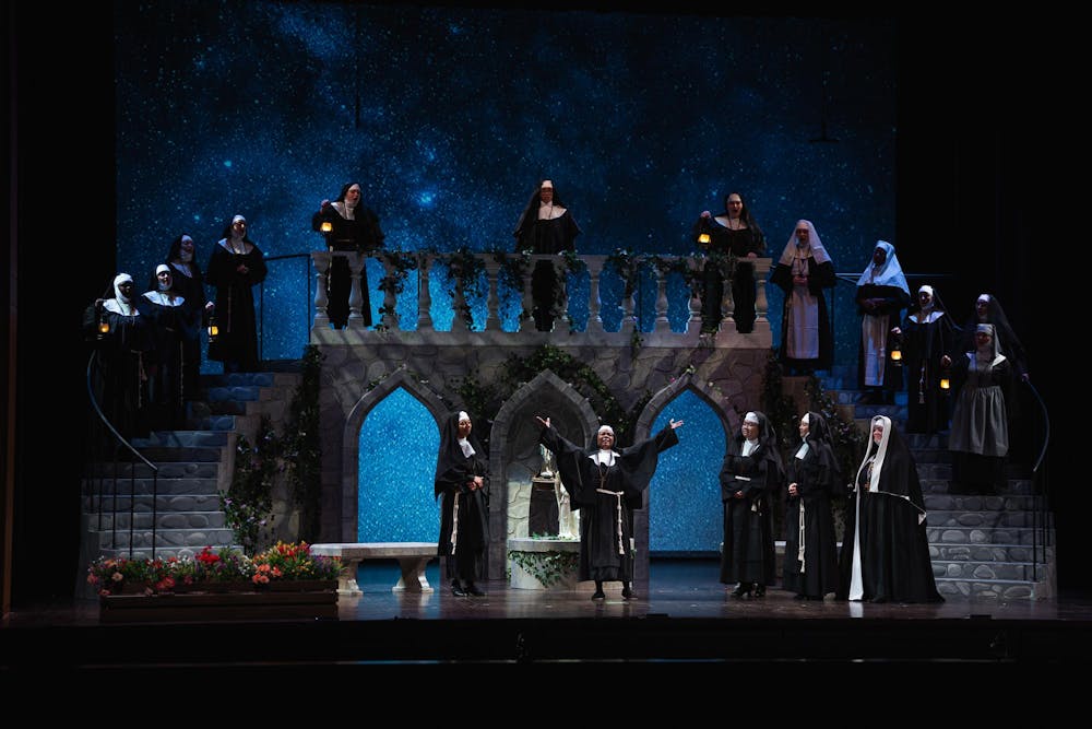 Performers present ‘Puccini and Rossini: Operas of Consequence and Comedy’ at the Fairchild Theatre in East Lansing, Michigan, on March 25, 2026