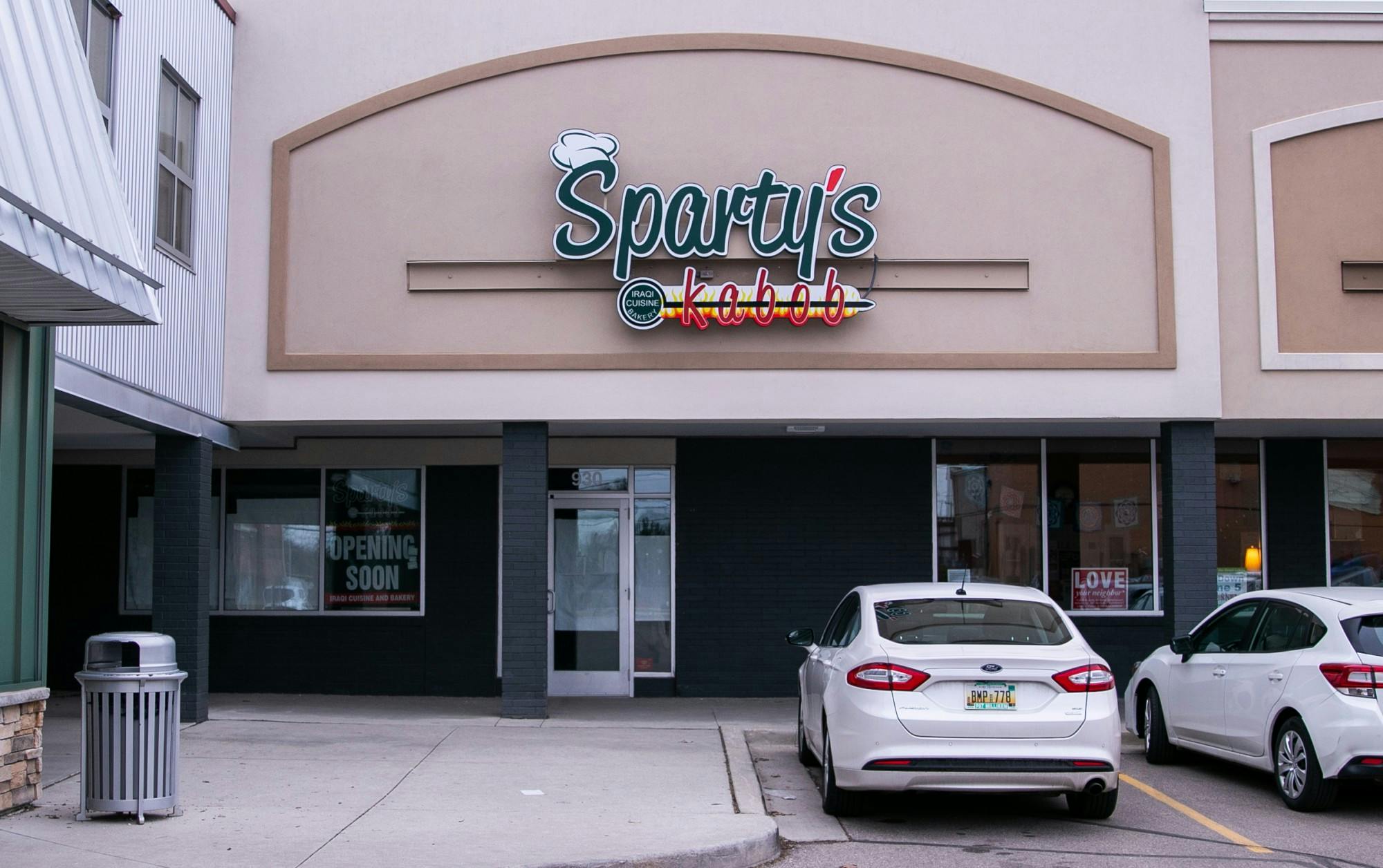 <p>Sparty&#x27;s Kabob photographed on March 11, 2020.</p>
