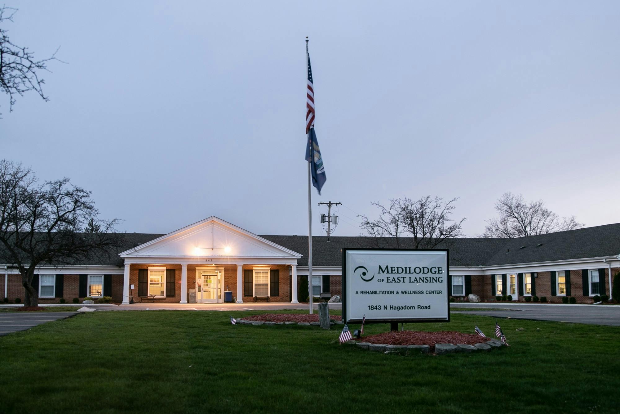 <p>MediLodge of East Lansing is pictured April 7, 2020.</p>