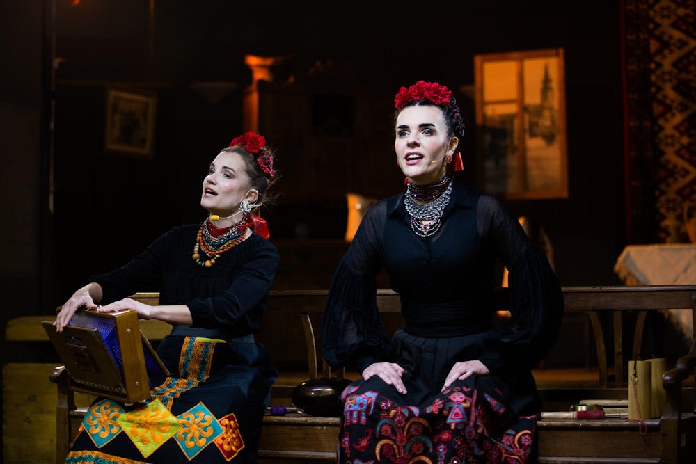 Kurbasy performing "Songs of the Ukrainian Forest," coming to the Wharton Center on Oct. 23.