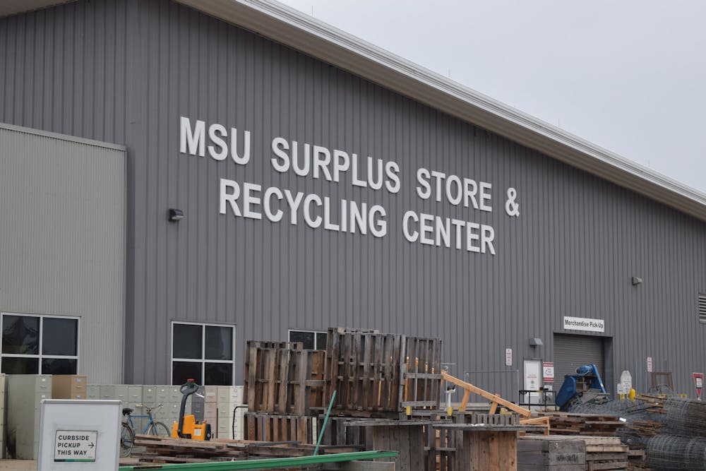 The MSU Surplus Store and Recycling Center revealed their new plastic sorting machine on Oct.7, 2021. 