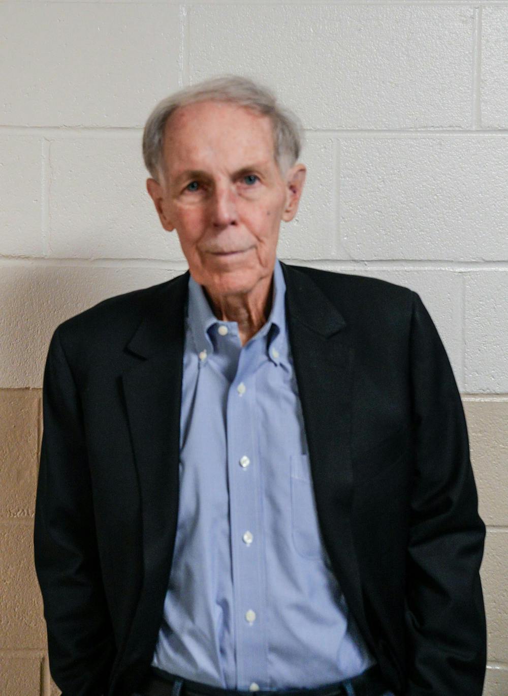 Portrait taken of professor Ron Fisher in Kedzie Hall on Sept. 12, 2023. 
