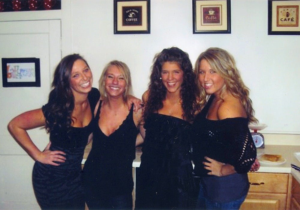 	<p>From right to left: Advertising senior Emma Eisenstein and her friends, 2011 graduate Dani Gallagher, 2011 graduate Nikki Daugerdas and hospitality business senior Nicole Raciboski. </p>