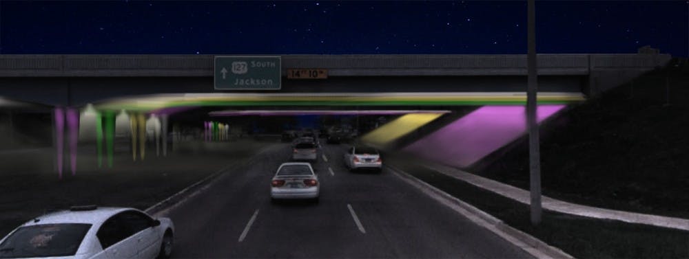 <p>Artistic rendering of possible night time lighting </p>