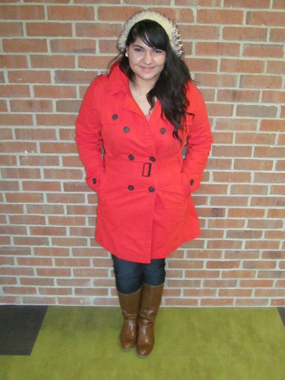 	<p>Nursing freshman Angelica Vela, who shops online for winter apparel, said she blends style and warmth to keep up with  cold weather. </p>