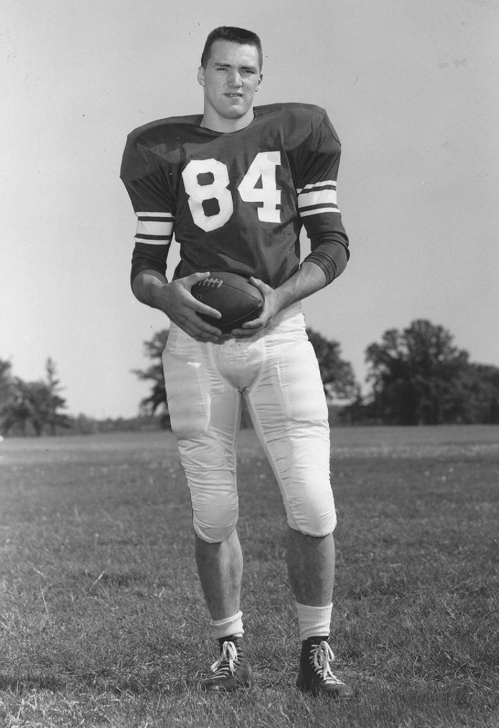 Fred Arbanas poses for a photo. Arbanas is a member of the Kansas City Chiefs ring of honor and is also a graduate of Michigan State University. 