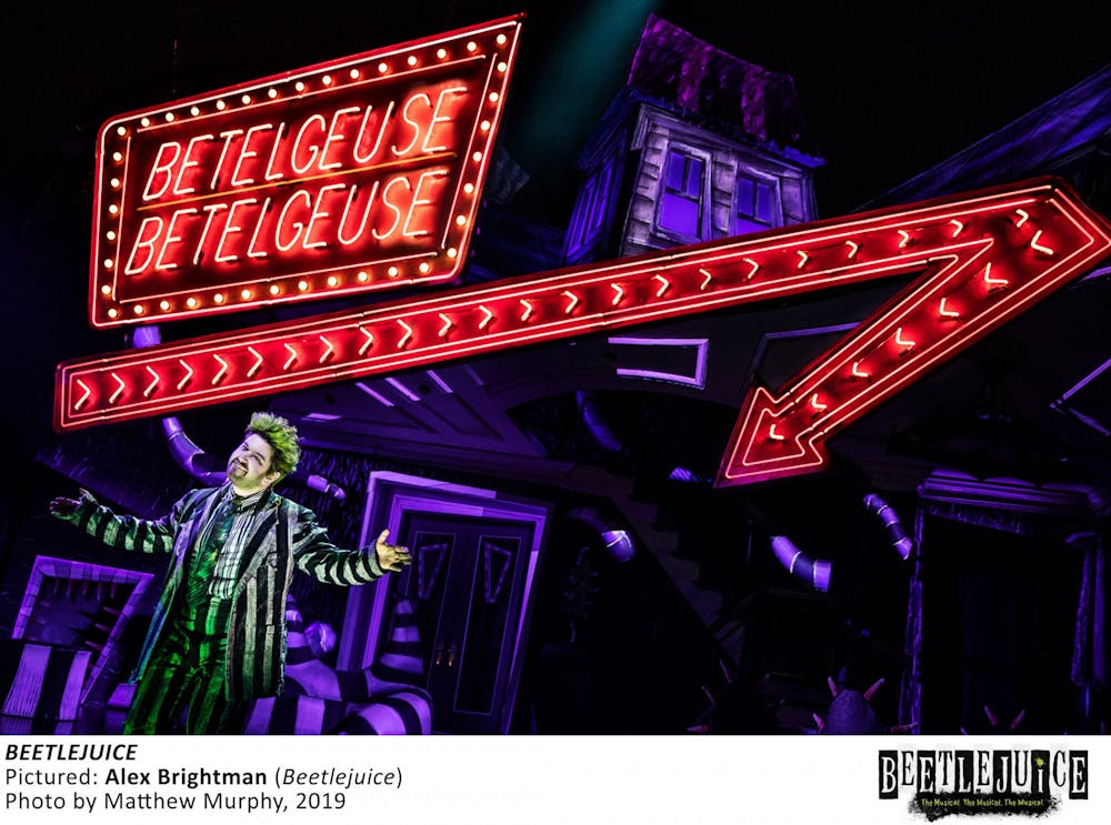 <p>Alex Brightman in ‘Beetlejuice.’ Photo courtesy/Wharton Center.</p>