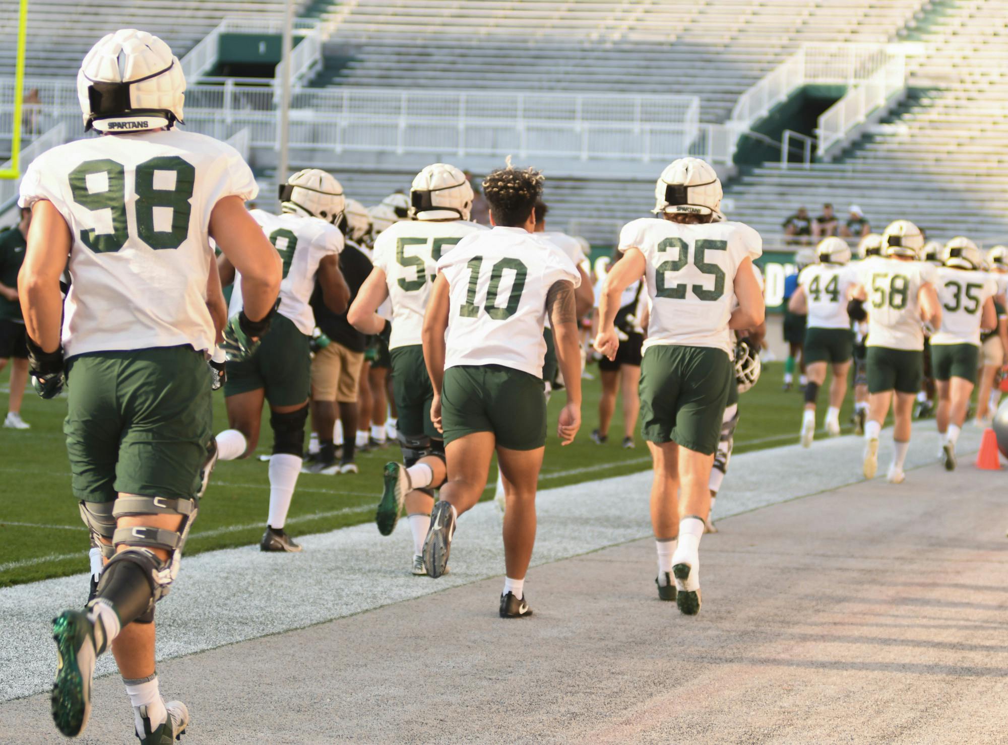 <p>The Michigan State football team invited fans to Spartan Stadium on Monday, Aug. 24, for their annual &quot;Meet the Spartans&quot; event. </p>
