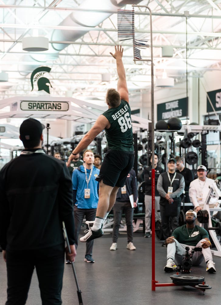 Michigan State football Pro Day March 16, 2022 The State News