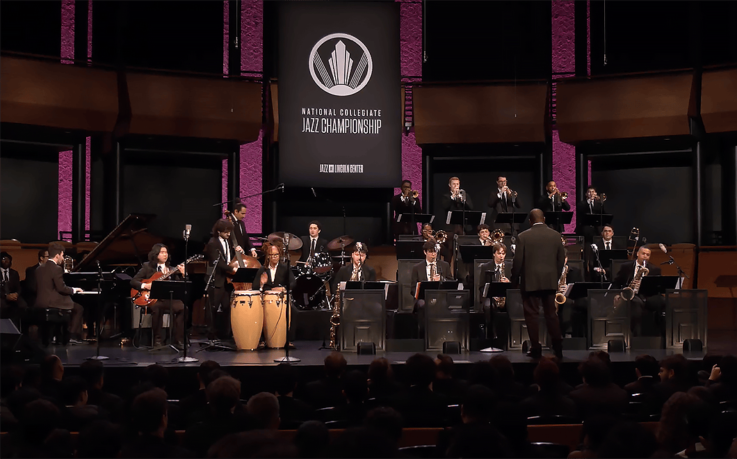 <p>MSU Jazz Studies students perform at the 2026 National Jazz Collegiate Championship at the Lincoln Center in New York City. Photo courtesy MSU College of Music.</p>