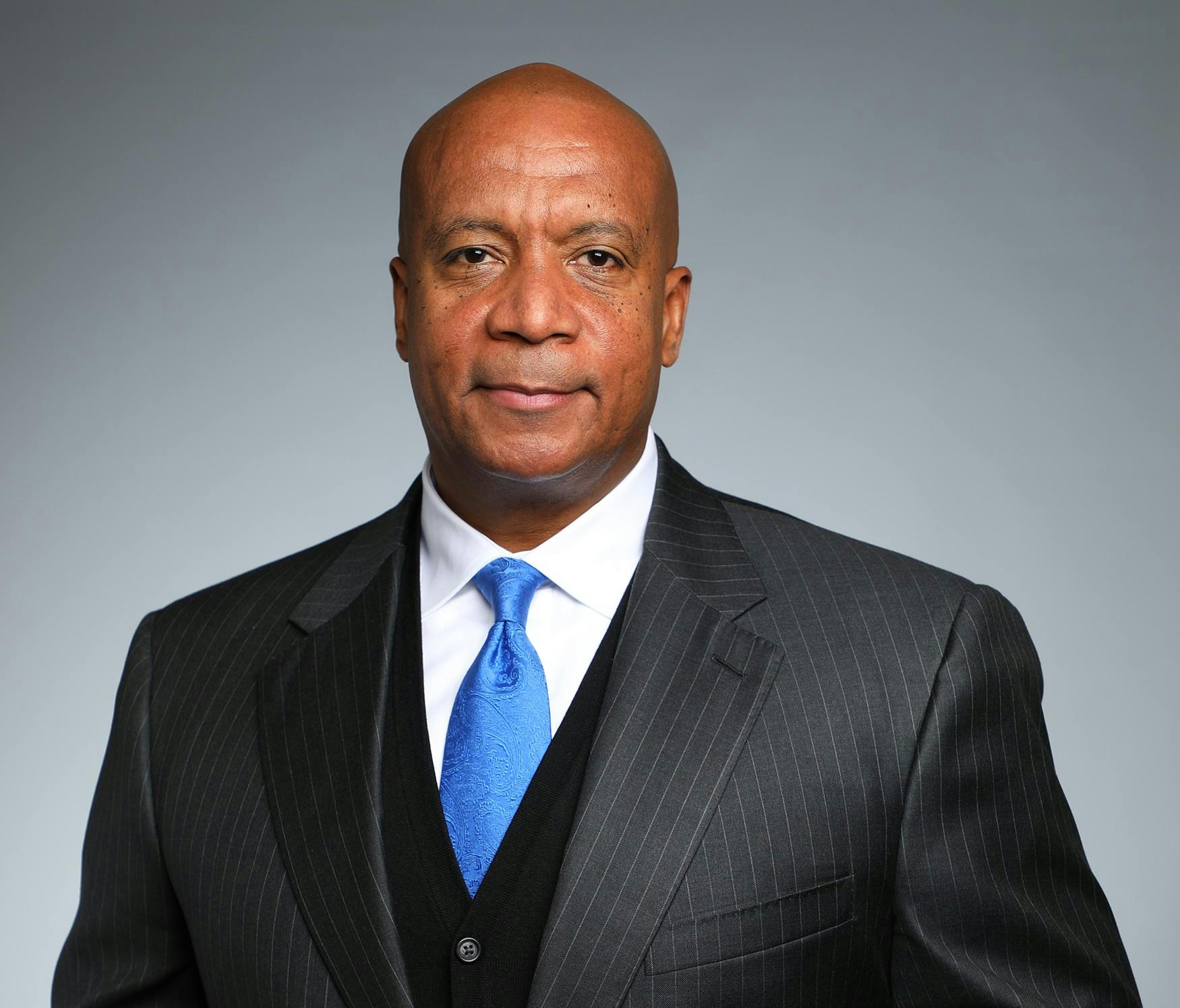 <p>Big Ten Commissioner Kevin Warren pictured in a headshot from the Big Ten Conference. Courtesy of the Big Ten Conference.</p>